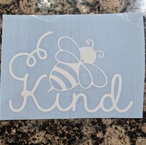 🐝 Bee Kind Car Window Decal – Vinyl Sticker